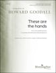 These are the hands SATB choral sheet music cover